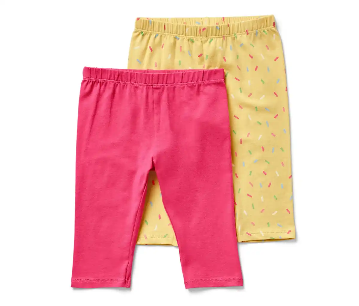 Bild 1 von 2 ¾-Kinder-Leggings, pink/gelb