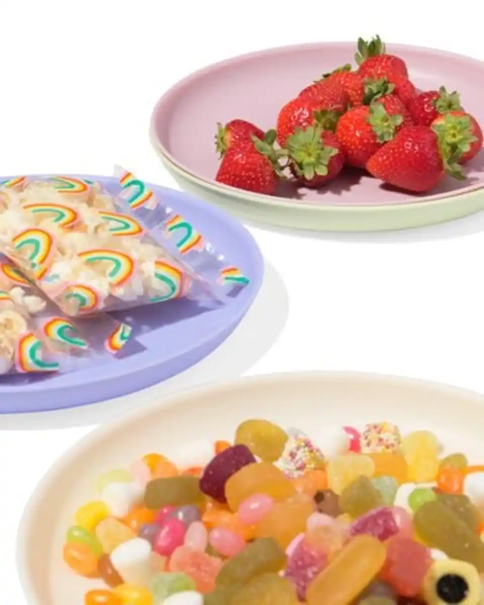 Bild 3 von Teller ⌀ 18,5 cm Kunststoff, Pastell – 4 Stück