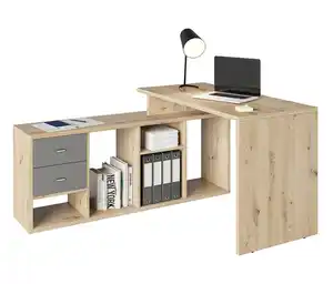Roba Set, Regal mit Schreibtisch, Artisan-Eichenoptik