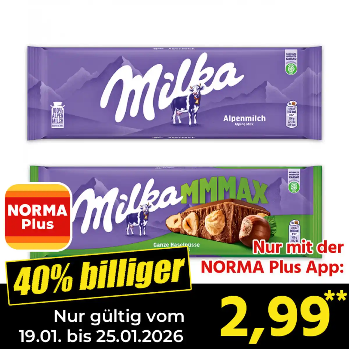 Bild 1 von Milka Großtafel