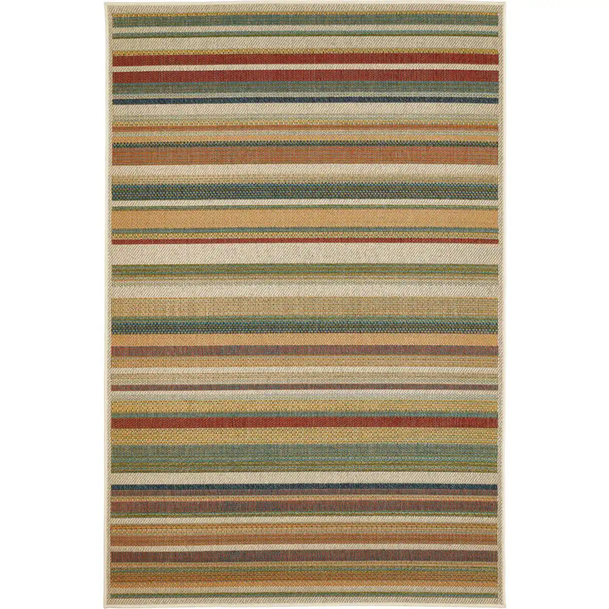 Bild 1 von Novel Outdoorteppich Sedona, Mehrfarbig, Textil, Streifen, rechteckig, 160x230 cm, Oeko-Tex® Standard 100, für Fußbodenheizung geeignet, in verschiedenen Größen erhältlich, wasserabweisend, sch