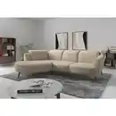 Bild 1 von Sit & More Ecksofa ZOE E, Sand, Textil, 5-Sitzer, Ottomane links, L-Form, 309x199 cm, Goldenes M, Oeko-Tex® Standard 100, Made in Europe, DGM-Klimapakt, Rücken echt, Armteil rechts, Wohnzimmer, Sof