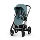 Bild 1 von cybex Gold Kinderwagen Talos S LUX Tpe, Hellblau, Textil, 60.5x110x91 cm, CE, Feststellbremse, Fußstütze abklappbar, Federung, 5-Punkte-Gurt, für Babyschale geeignet, Griff in Lederoptik, Sitz ums