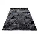 Bild 1 von Webteppich Parma Schwarz ca. 80x300cm, Schwarz