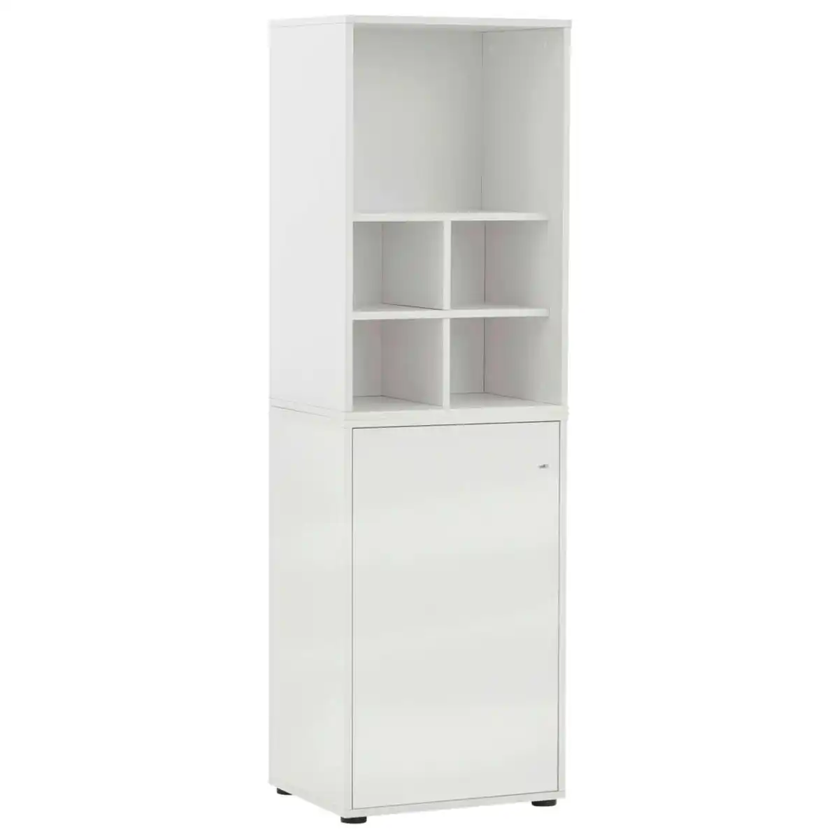 Bild 1 von Mid.you Aktenschrank, Weiß, Holzwerkstoff, 2 Fächer, 50.9x165.2x41 cm, Beimöbel erhältlich, Arbeitszimmer, Aktenschränke