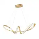 Bild 1 von Paul Neuhaus Led-Hängeleuchte Melinda, Gold, Metall, Kunststoff, Kranz,Kranz, 91 cm, Lampen & Leuchten, Innenbeleuchtung, Hängelampen, Esstischlampen, E