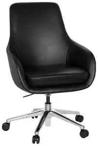 Drehstuhl Bareno Schwarz ca. 65x104x54cm, Schwarz