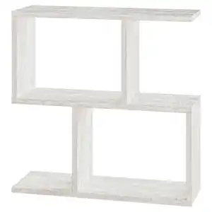 Livetastic Beistelltisch Turin, Weiß, Eiche, Holzwerkstoff, rechteckig, 60 cm, einfacher Aufbau, Wohnzimmer, Wohnzimmertische, Beistelltische