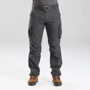 FORCLAZ Cargohose Herren Backpacking - Travel 500 grau