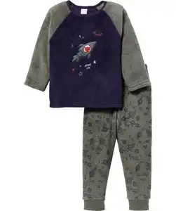 Pyjama mit Applikation, grau