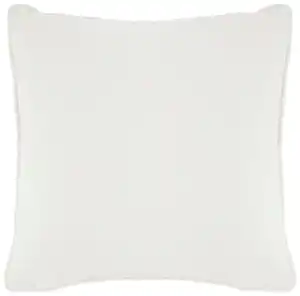 Zierkissen Viola in Weiß ca. 45x45cm, Naturfarben