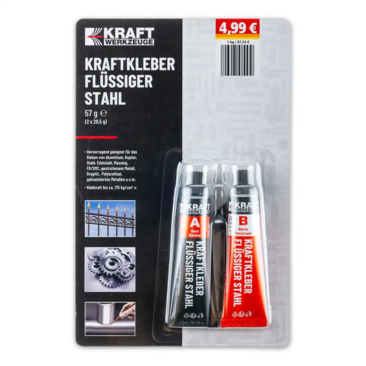 Bild 1 von Kraft Werkzeuge Kraftkleber schnell und fest oderFlüssiger Stahl