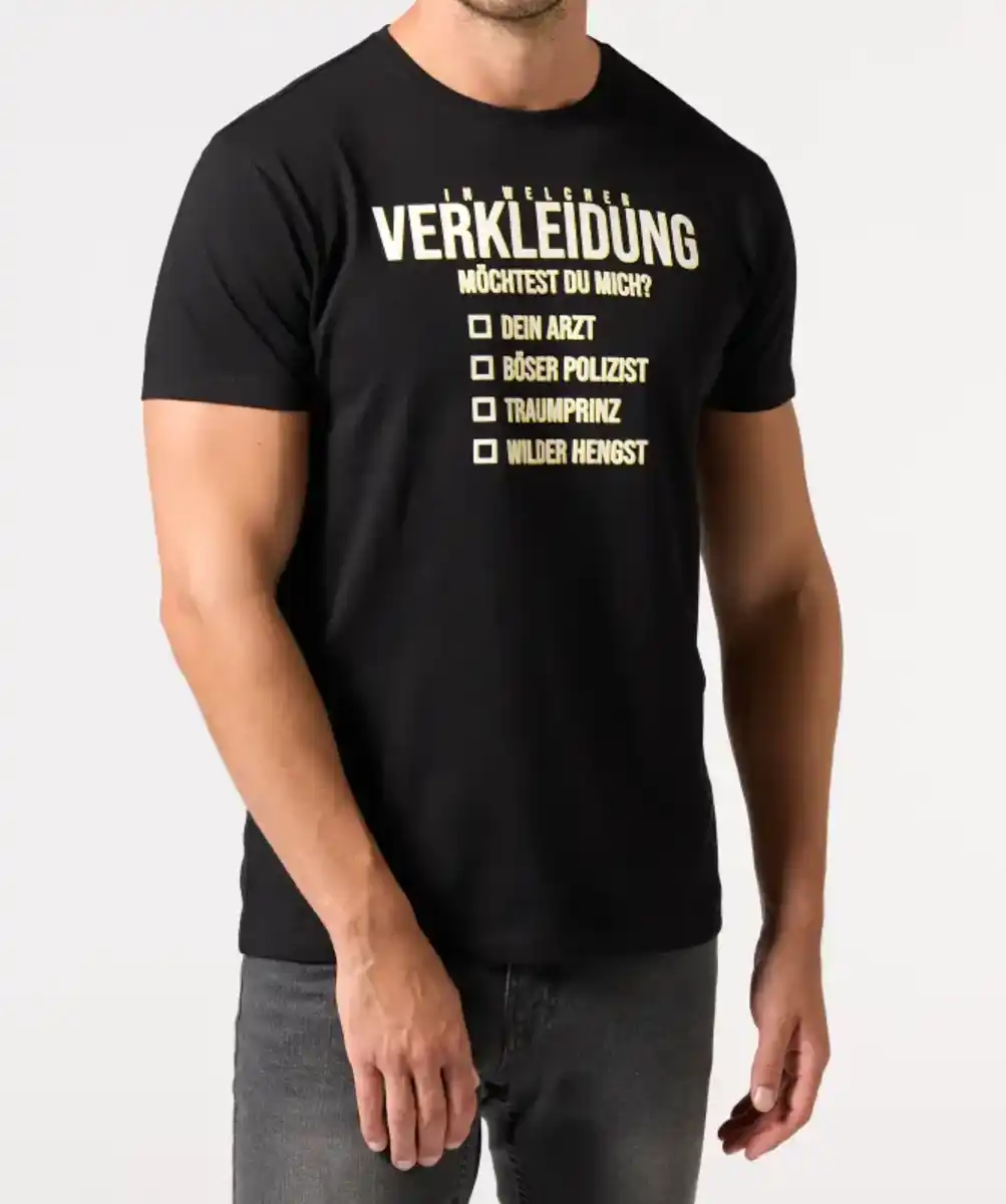 Bild 1 von T-Shirt Karneval, schwarz