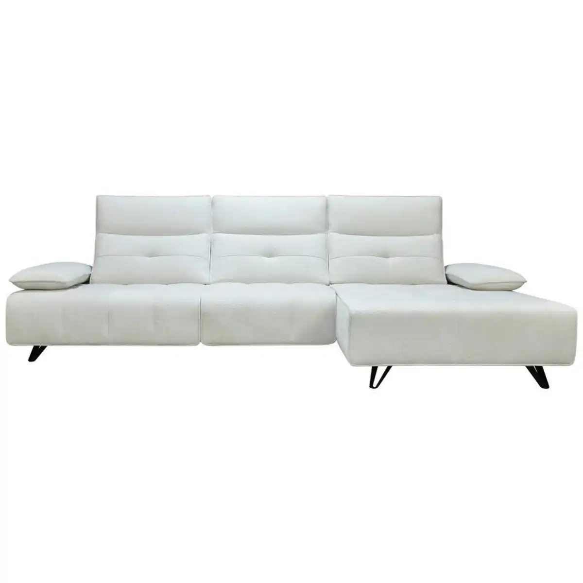 Bild 1 von Livetastic Ecksofa, Creme, Textil, 3-Sitzer, Füllung: Polyetherschaumkern, L-Form, Ottomane rechts, 314x162 cm, ISO 9001, Fsc, Reach, Bsci, Oeko-Tex® Standard 100, Carb2, CE, motorische Relaxfunkti