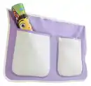 Bild 1 von Betttasche 'Stofftasche', lila/beige, Lila, Beige