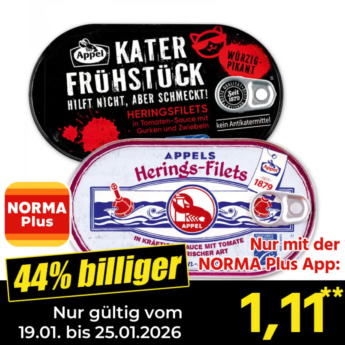 Bild 1 von Appel Herings-Filets
