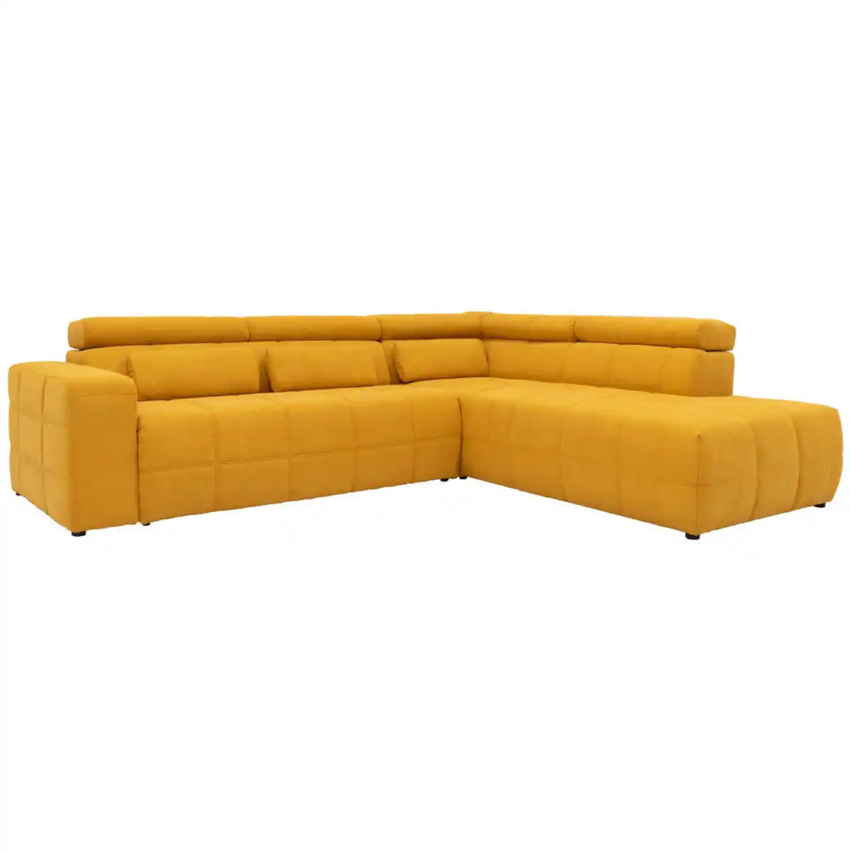Bild 1 von Mid.you Ecksofa, Orange, Textil, Uni, 3-Sitzer, L-Form, Ottomane rechts, 275x228 cm, Made in EU, FSC Mix, Rücken echt, seitenverkehrt erhältlich, Wohnzimmer, Sofas & Couches, Wohnlandschaften, Ecks