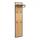 Bild 1 von Garderobe Vittoria ca. 40x170 cm Tanne massiv, Naturfarben, Schwarz