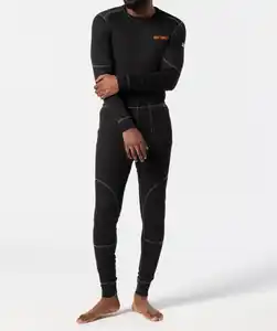 Unisex Thermo-Unterhose, schwarz