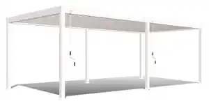 Pavillon Deluxe ca. 720x255x360 cm Weiß