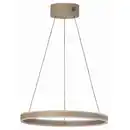 Bild 1 von Fischer & Honsel Led-Hängeleuchte Silvio, Greige, Metall, Glas, rund,rund, 50-180 cm, höhenverstellbar, Farbtemperaturwechsler, Lampen & Leuchten, Innenbeleuchtung, Leuchten nach Räumen, Esstischl