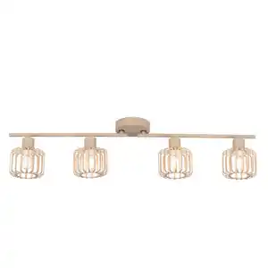 Novel Strahler Coventry, Sand, Metall, Uni,Uni, länglich,länglich, 12x22x88.5 cm, RoHS, CE, schwenkbar, Lampen & Leuchten, Innenbeleuchtung, Spots & Strahler, Deckenspots