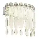 Bild 1 von Globo Led-Wandleuchte, Klar, Chrom, Metall, Glas, 17x24.5x28 cm, CE, Farben fixierbar, Touch (on/off), Farbtemperaturwechsler, Lampen & Leuchten, Innenbeleuchtung, Wandleuchten, Wandlampen mit Schalt