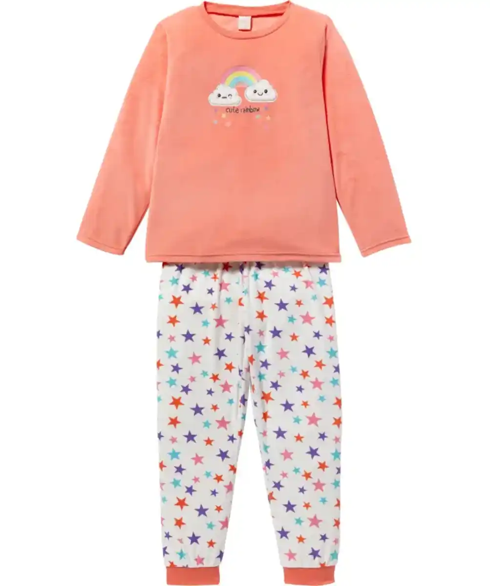 Bild 1 von Flauschiger Pyjama, koralle