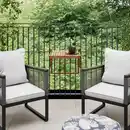 Bild 1 von Balkontisch Heleno Akazie ca. 50x38x60cm, Akaziefarben