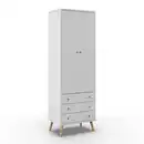 Bild 1 von Drehtürenschrank Ludo Weiß ca. 60x180x40 cm, Weiß