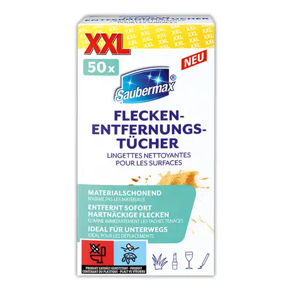 Bild 2 von Saubermax XXL Brillenputztücher / Flecken Entfernungstücher