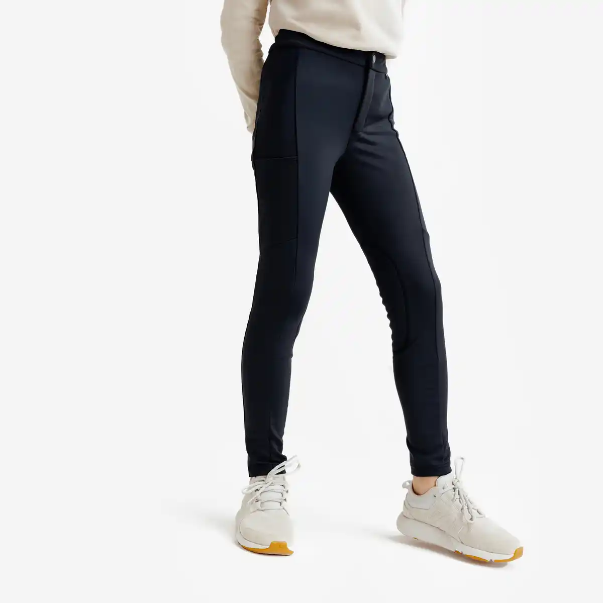 Bild 1 von FOUGANZA Winter-Reithose 100 Kinder schwarz