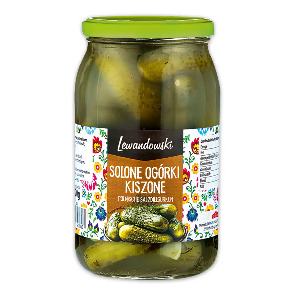 Bild 1 von Lewandowski Salzdillgurken