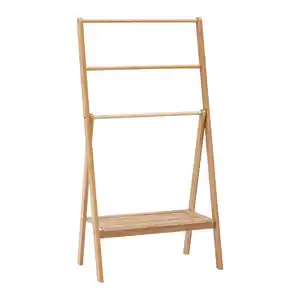 Handtuchhalter Bonny Naturfarben Bambus, Naturfarben