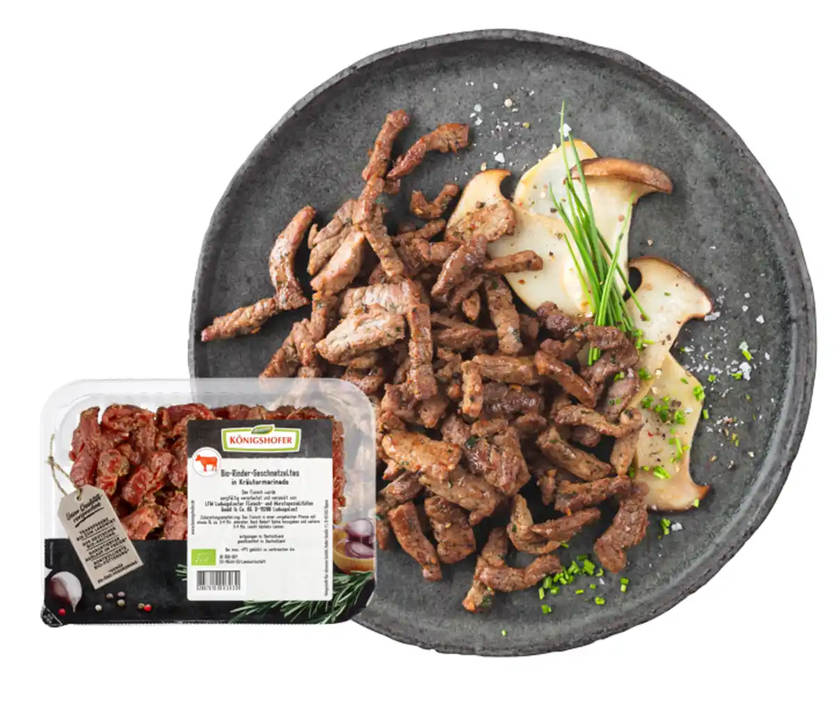 Bild 1 von Rindergeschnetzeltes