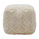 Bild 1 von Pouf Leila Naturfarben 95% Baumwolle, Naturfarben