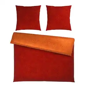 Bettwäsche Bella Wende XXL Rot ca. 200x200cm, Rot