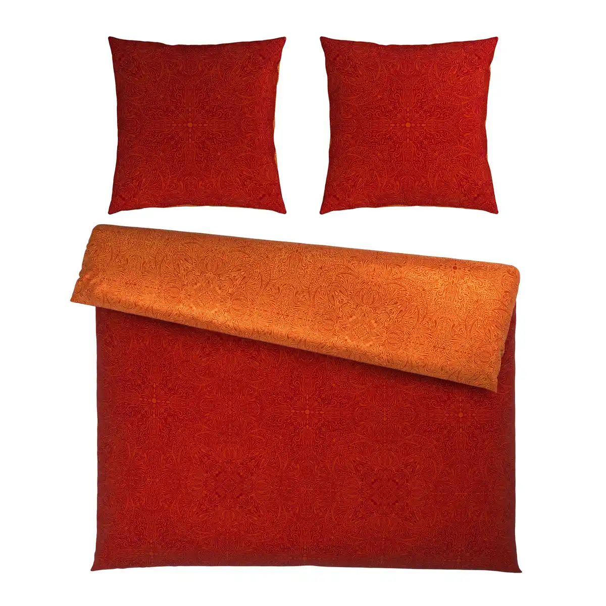 Bild 1 von Bettwäsche Bella Wende XXL Rot ca. 200x200cm, Rot