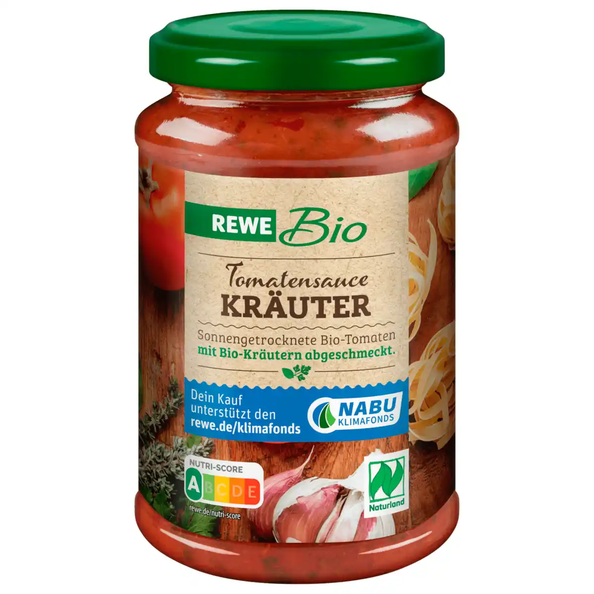 Bild 1 von REWE Bio Naturland Tomatensauce Kräuter 350g