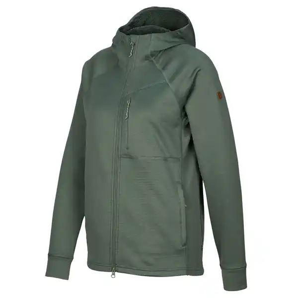 Bild 2 von ABISKO GRID FLEECE HOODIE W Damen - Fleecejacke