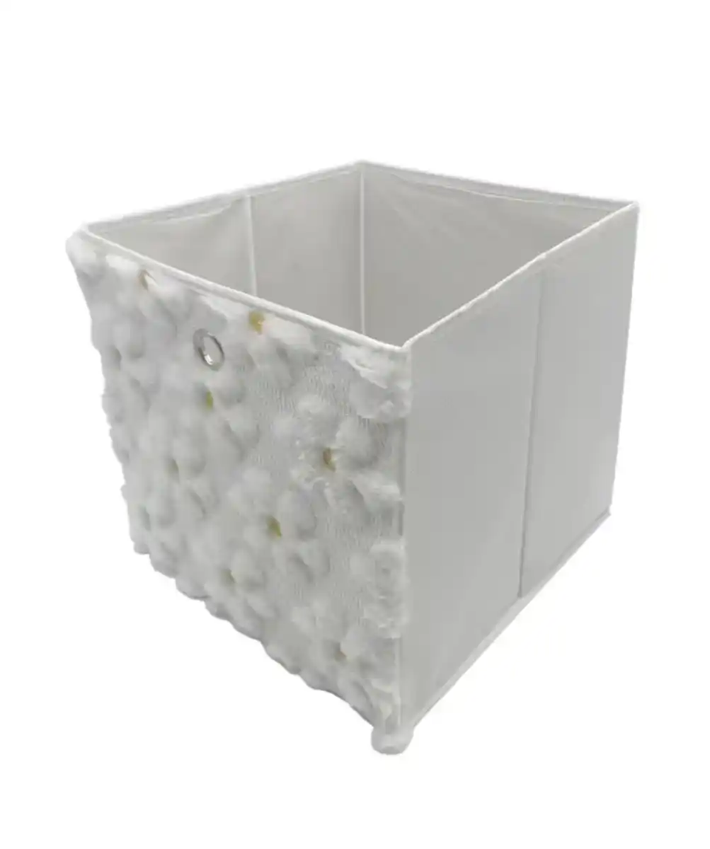 Bild 1 von Aufbewahrungskorb Frühling, weiß