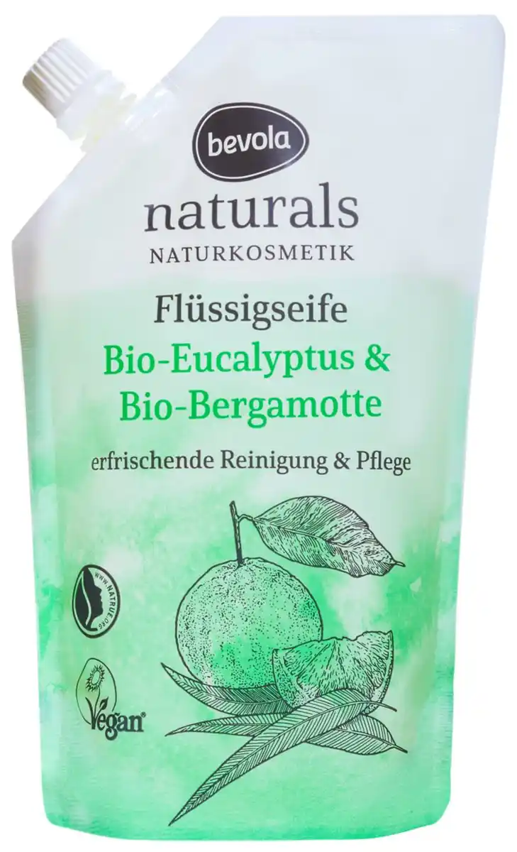 Bild 1 von BEVOLA® NATURALS Flüssigseife, 500-ml-Beutel