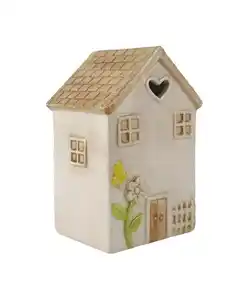 Deko-Haus Frühling, rosa