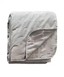 Cord-Tagesdecke, hellgrau