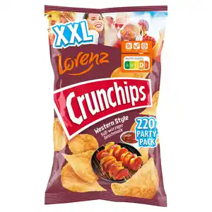 LORENZ Crunchips XXL 220 g, Western Style