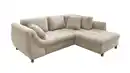 Bild 1 von Ecksofa Cord beige Schlaffunktion Bettkasten 250 x 190 cm - AGIRA