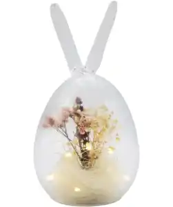 LED-Glas Ostern, transparent