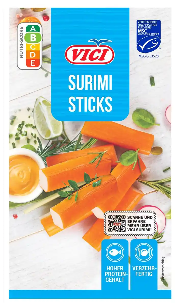 Bild 1 von VICI Surimi-Stäbchen, 200-g-Packg.