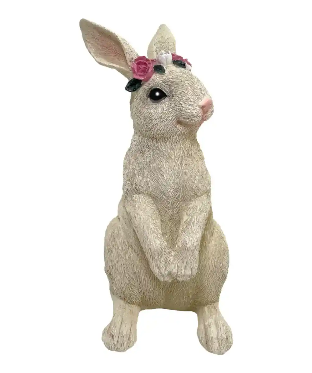 Bild 1 von Deko-Hase Ostern, weiß