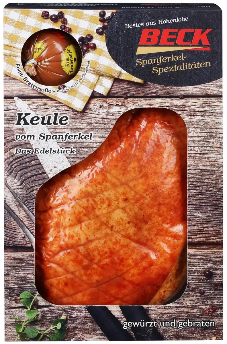 Bild 1 von BECK Spanferkel-Keule, kg